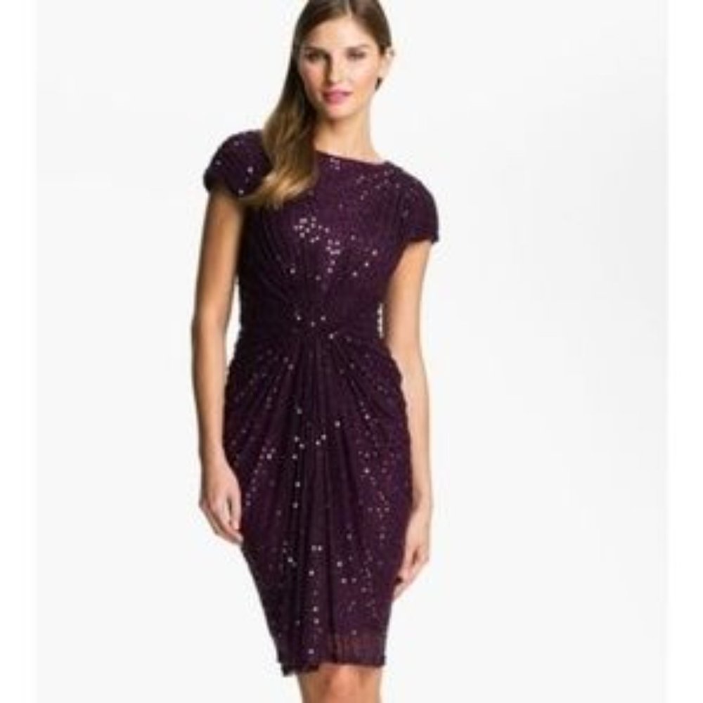 Tadashi sequin dress tags